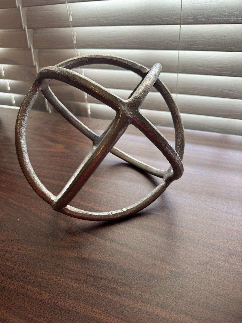 Mid century Brutalist Sphere Sculpture